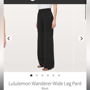 Lululemon Wanderer Wide Leg Pant Size 4
